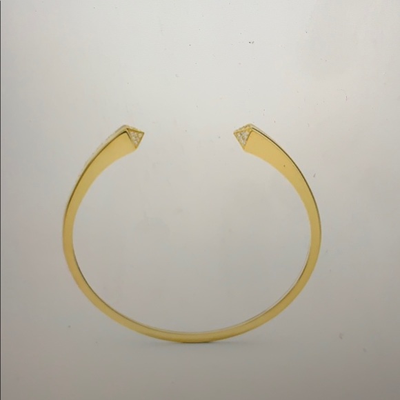 Michael Kors Sterling Silver & Pave Studed Cuff - Picture 12 of 12